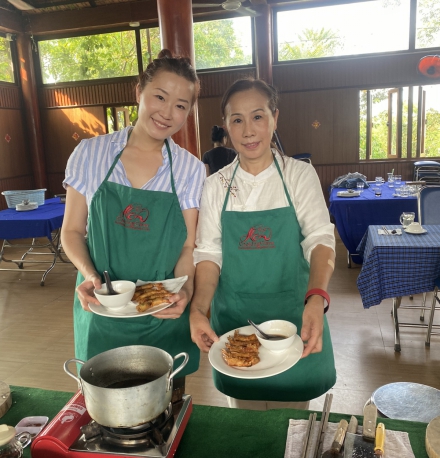 Unique farm to table cooking class with lovely Lady group from Canada and Japan 