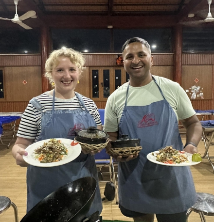 Unique farm to table cooking class with lovely Couple from Australia 