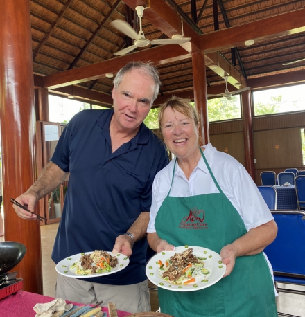  farm to table cooking class program  with  lovely couple from Canada
