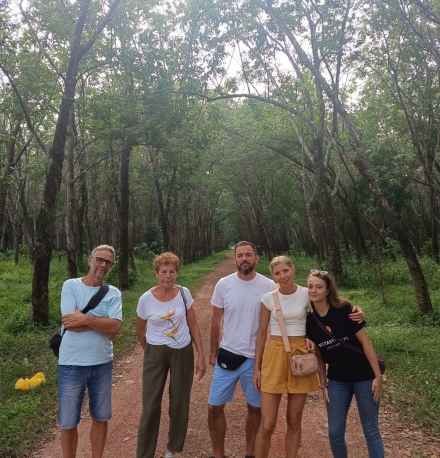 exploring Vietnamese cuisine with cu chi tunnels from Lovely Family from Polland 
