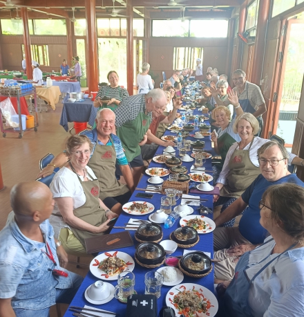 exploring  organic farm , exploring  vietnamese cuisines  with  Lovely Group from UK