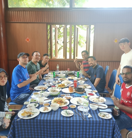 great farming and  Lunch  with lovely Group from Malaysian