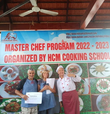 Farming , cooking class program with lovely couple from UK
