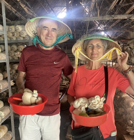 Full day cooking class with cu chi tunnels from lovely couple from Barcelona