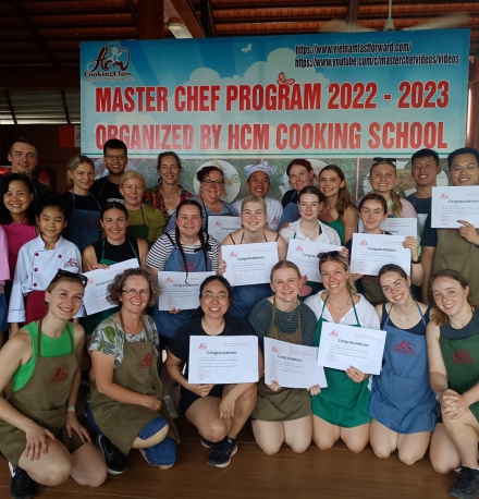  farming cooking class with cu chi tunnels program with lovely Doctors group from Australia 