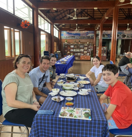 great farm and lunch with lovely family from Sydney 