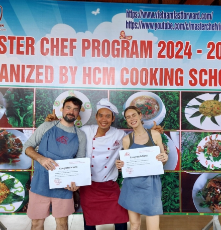 Great farmig , cooking class activities from Lovely couple from German 