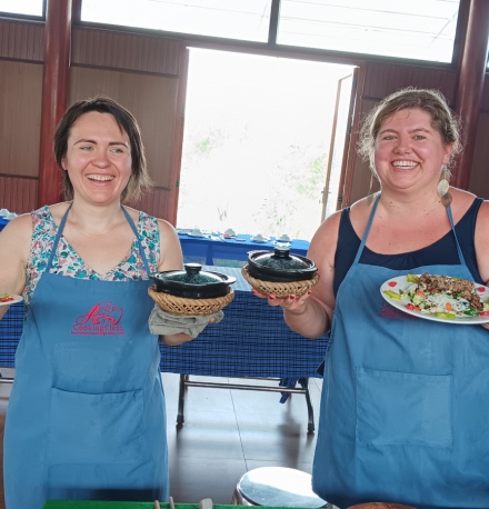 full day farming cooking class with cu chi tunnels from Ladies from French 