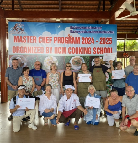 farming , cooking class program with lovely group from UK 
