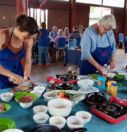  full day farming cooking class program with lovely Mum and Daughter from Scotland 