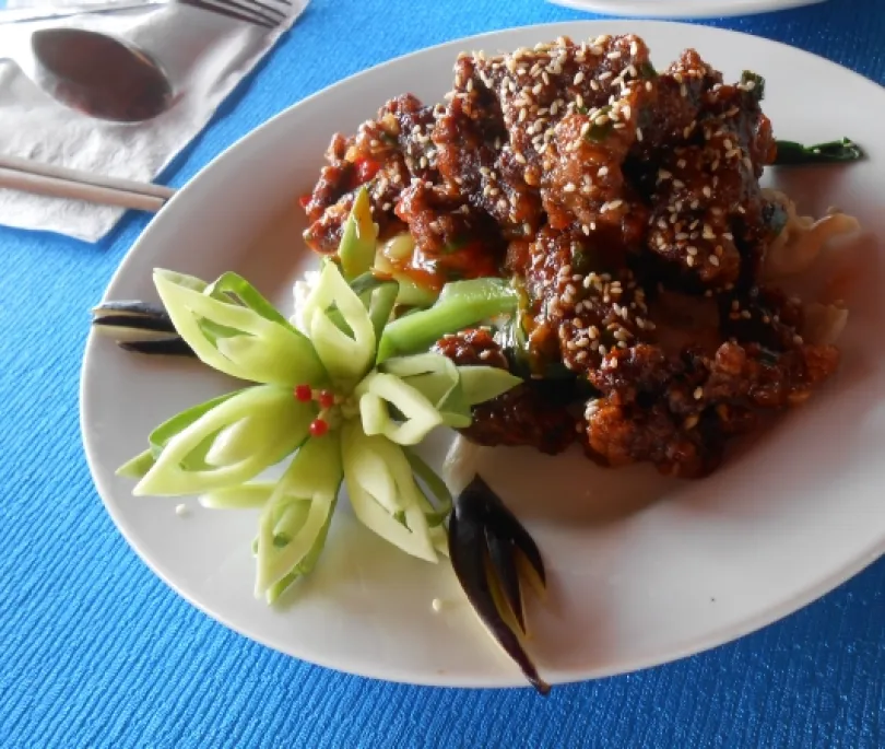 Crispy Beef With Chilli sauce