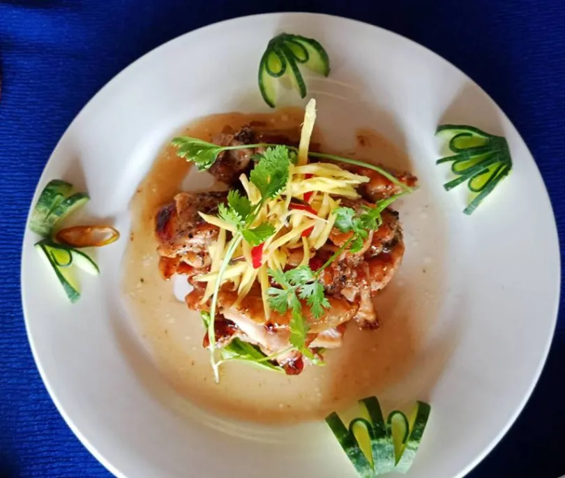 BBQ Chicken with Ginger Sauce