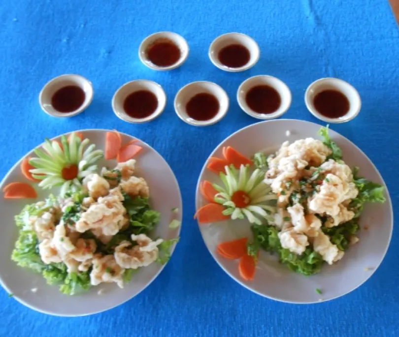 Crispy Calamari with Salt and Pepper sauce