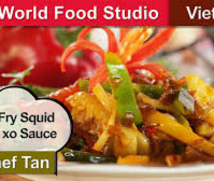 Stir Fry Squid with Xo Sauce