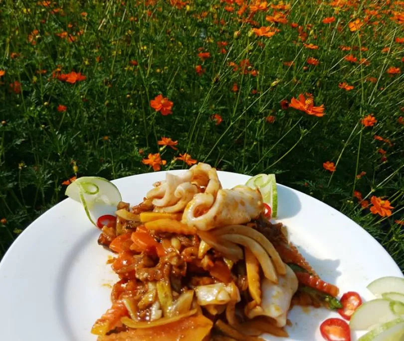 Stir fry Calamari with Xo Sauce