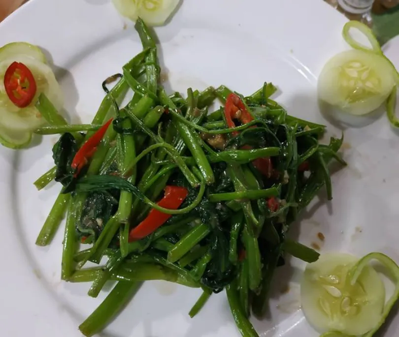 Stir fry Water Spinach with Fermented Tofu