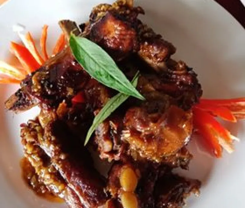 Pork Spare Rib with Sweet and Sour Sauce