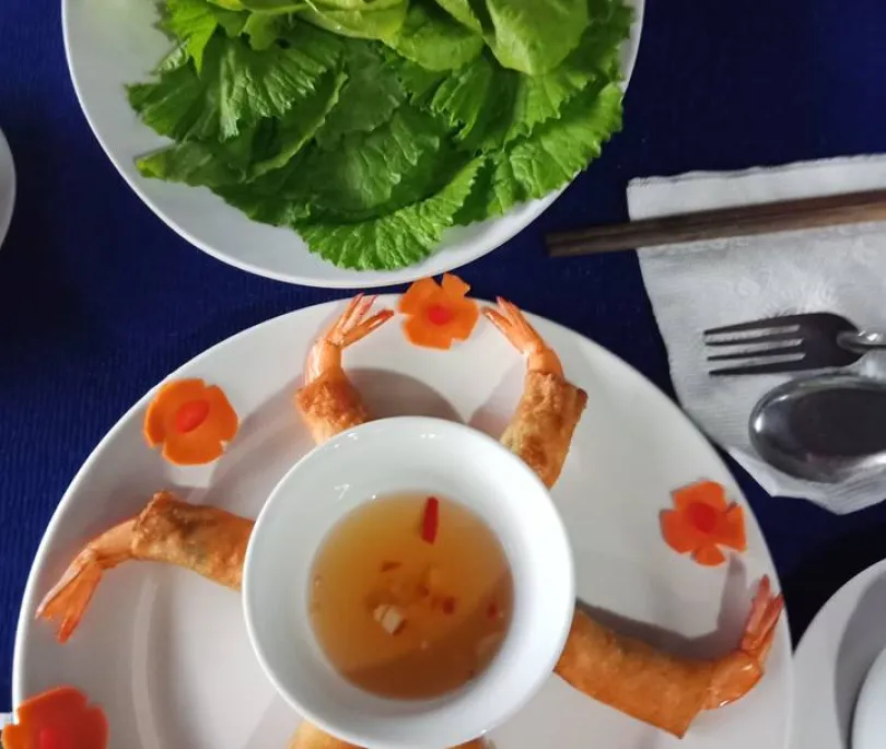 Prawn Wrap with Coriander