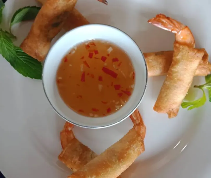 Prawn Wrap with Coriander