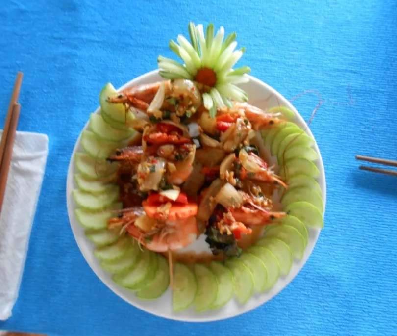 BBQ Prawn with Sate Sauce