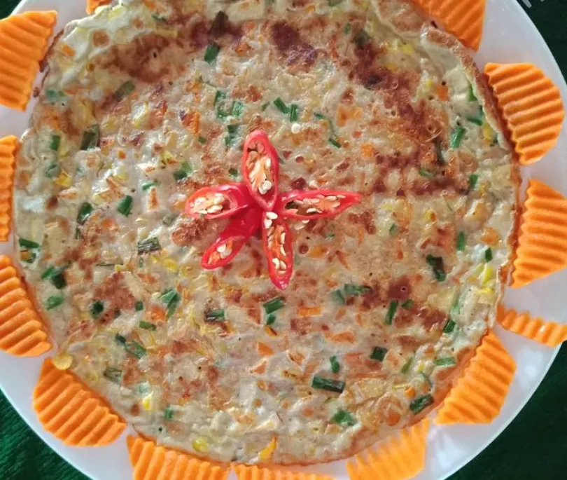 Vegan Corn Pancake