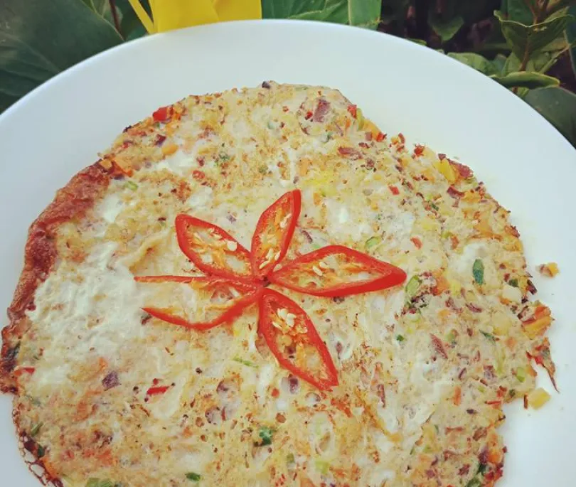 Vietnamese Vegetarian Omelette
