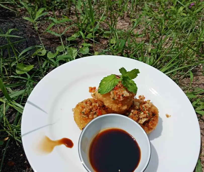 Sticky rice Fritter