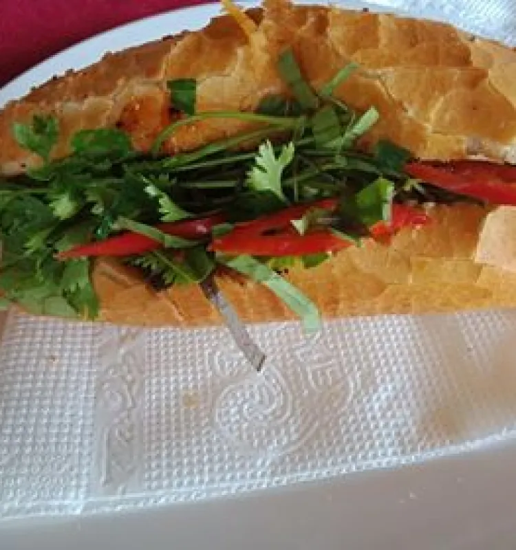 Vietnamese Baguette with BBQ Pork /Chicken/Beef