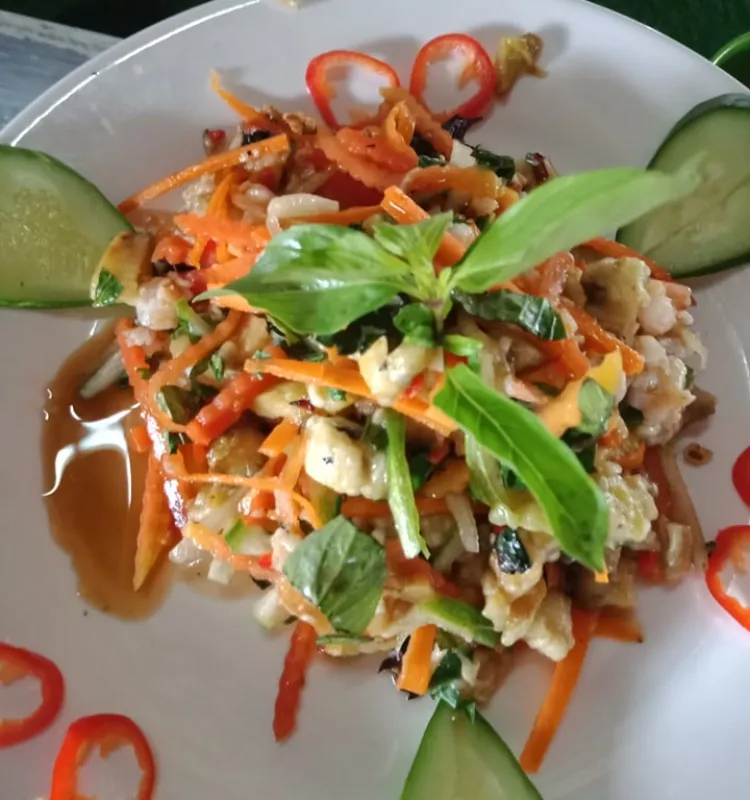 BBQ Eggplants Salad  wit Special Sauce