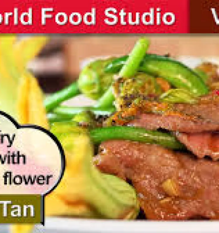 Stir fry Beef with Pumpkin Flower