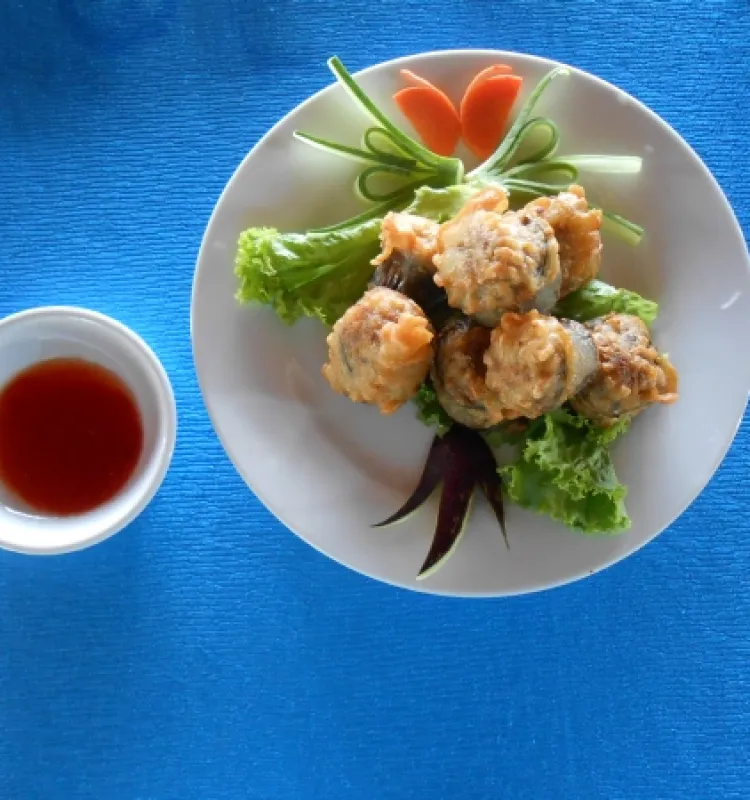 Famous Eggplants stuffed with Tofu