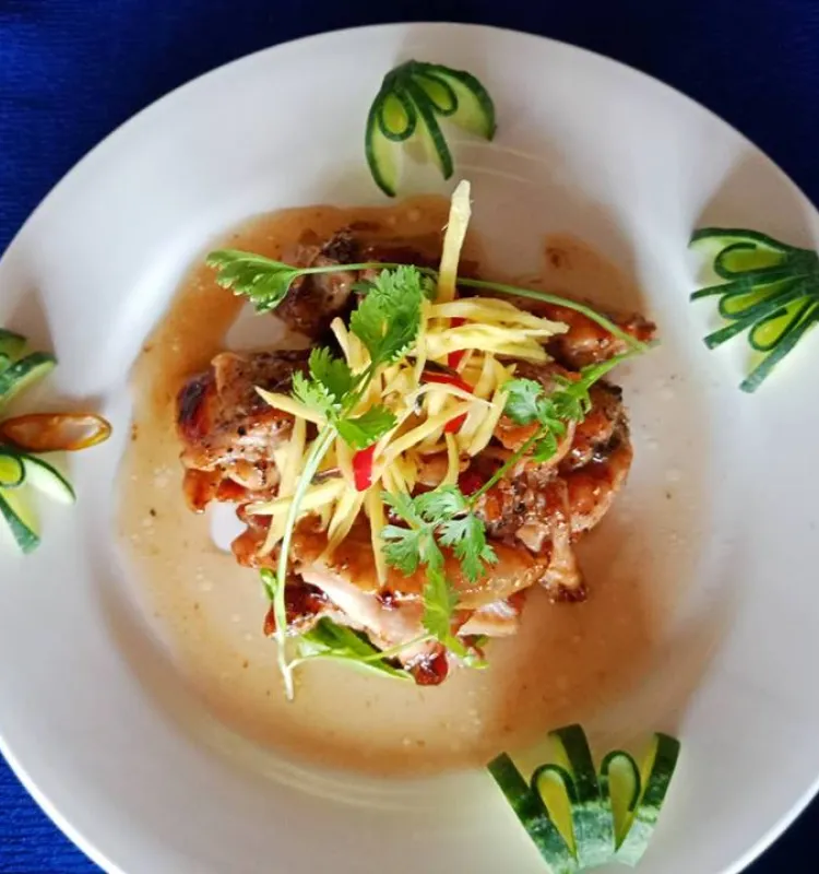 BBQ Chicken with Ginger Sauce