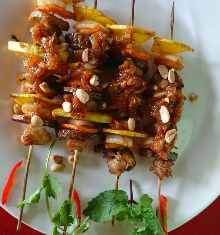 BBQ Halal Chicken  with Sate Sauce