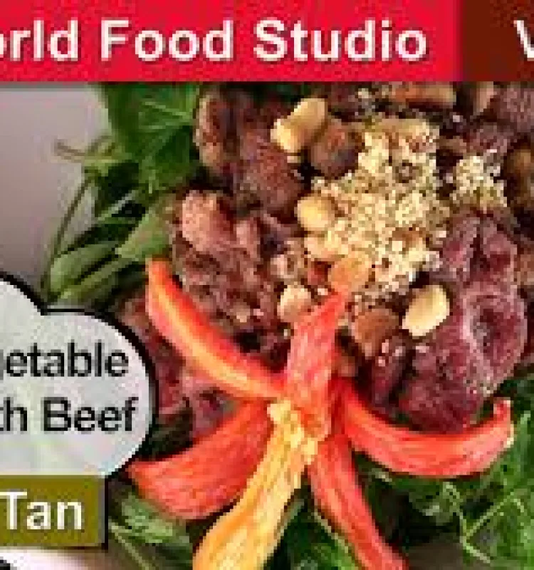 Crab Vegetables Salad with Beef