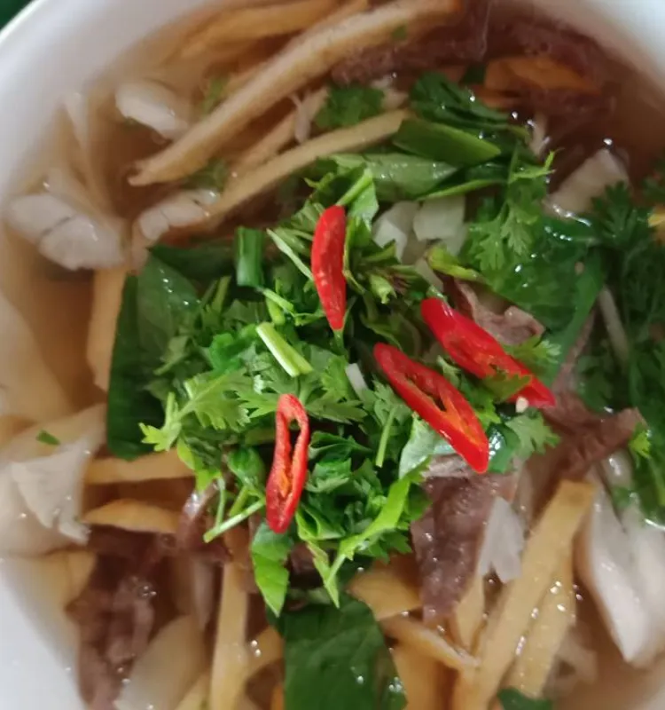 Amazing Vietnamese Vegan Rice Noodle Soup ( Pho Chay )
