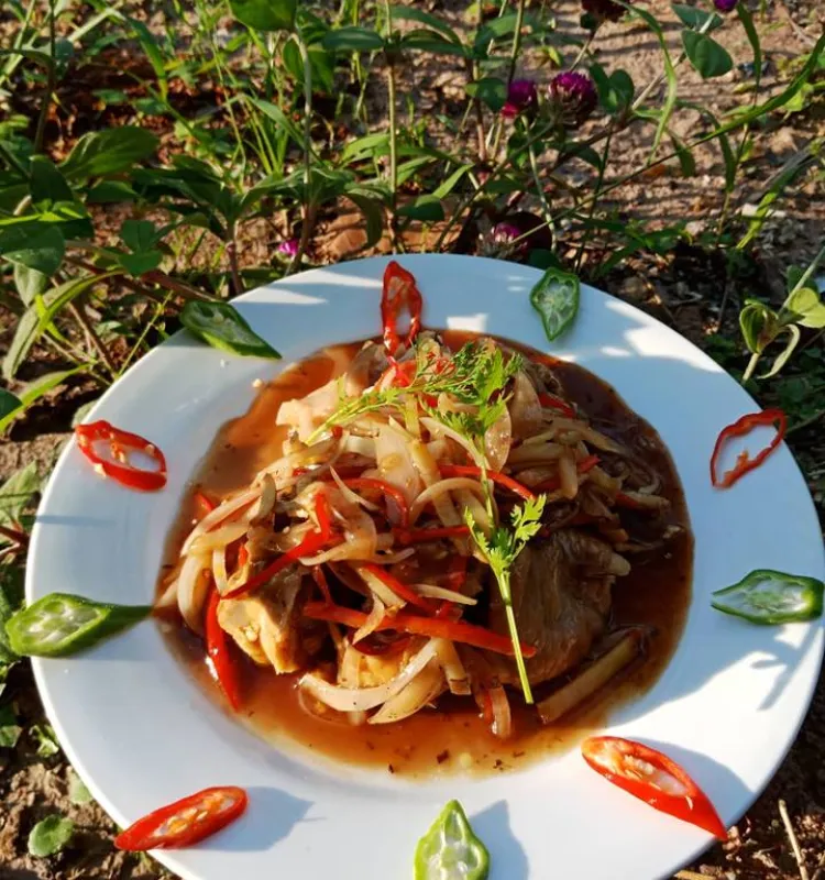 Steam Chicken Thigh with Special Sauce