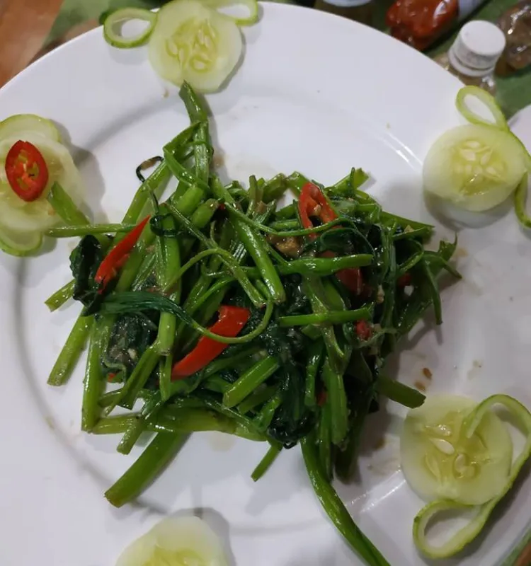 Stir fry Water Spinach with Fermented Tofu