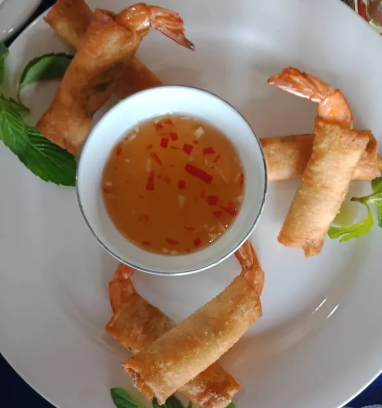 Prawn Wrap with Coriander