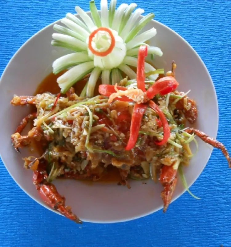 Crispy Crab with Xo sauce