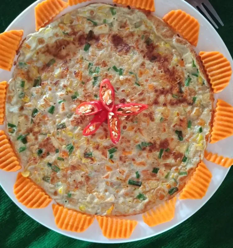 Vegan Corn Pancake